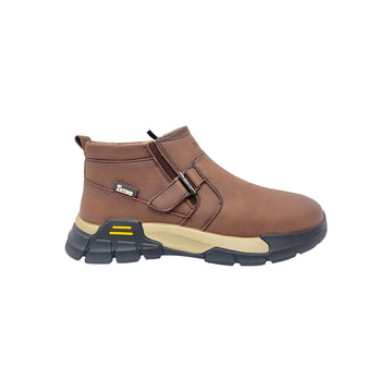 UrbanTrail Mid-Top Boots With Zip – Dark Brown