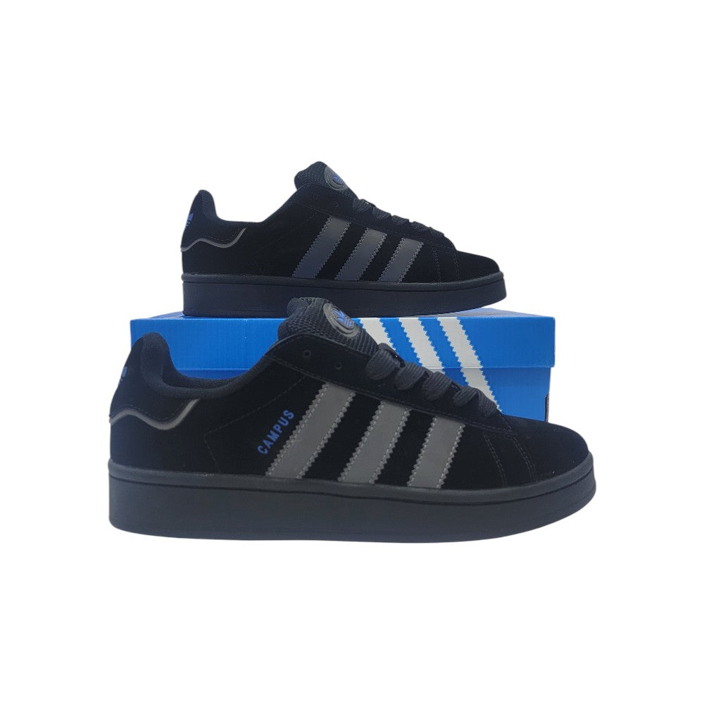 Adidas Campus 00s 'Black with Grey Stripes'