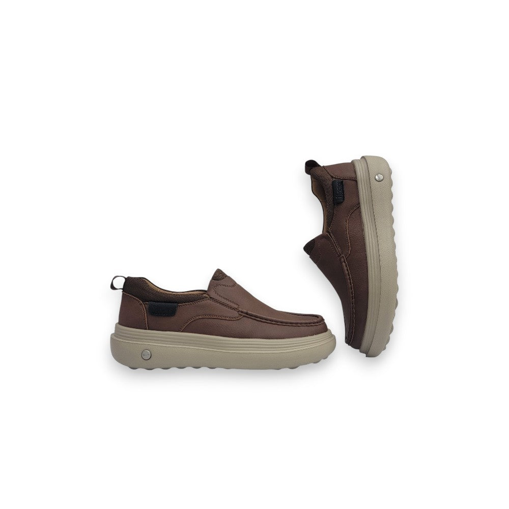 1st Look Slip-On Sneaker – Brown/Beige