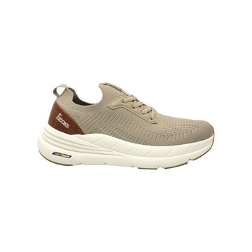 1st Looks Hyperburst Knit Comfort Sneakers – Beige Brown