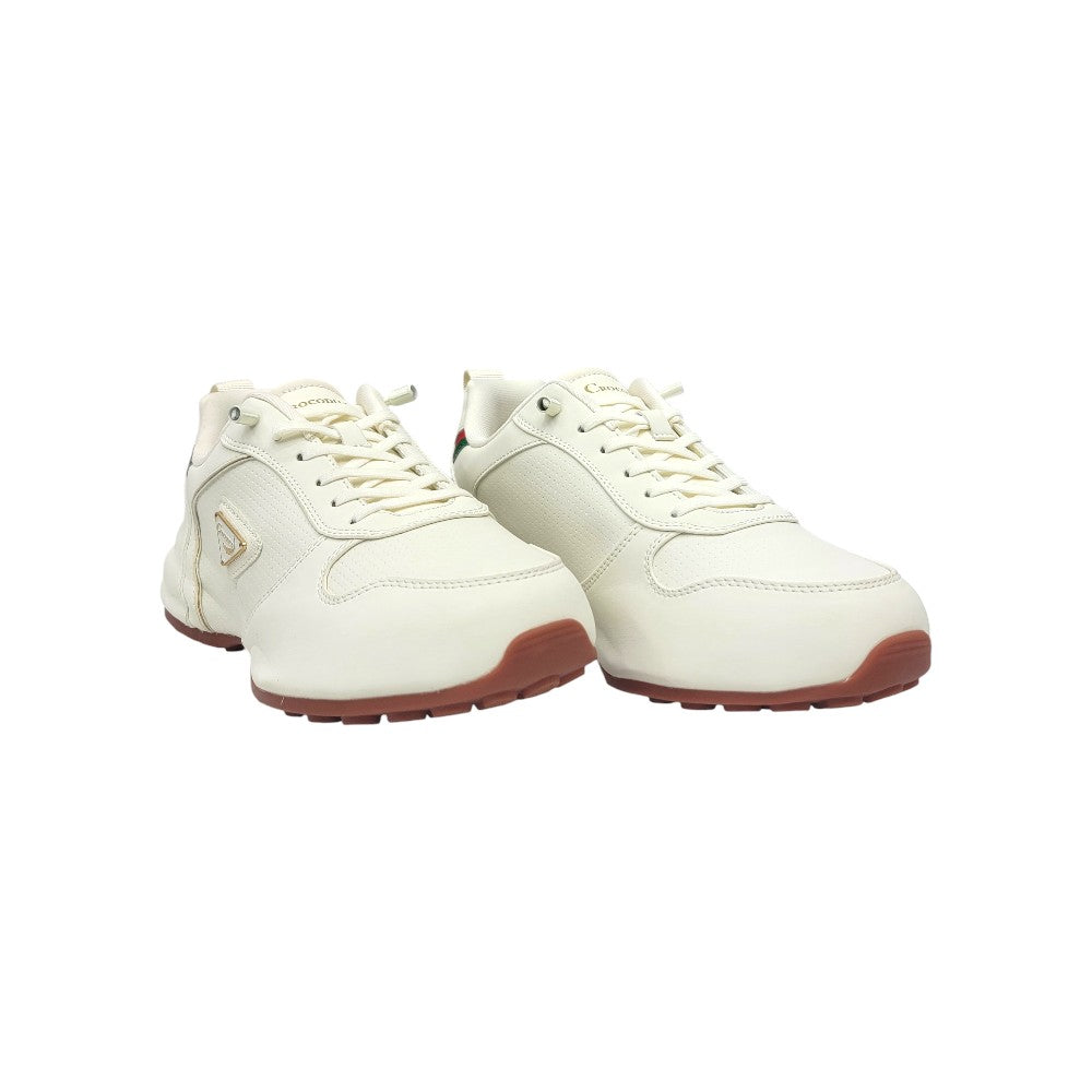 Crocodile Luxe Runner – White Gold