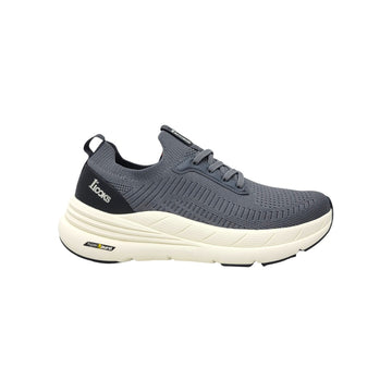 1st Looks Hyperburst Knit Comfort Sneakers – Charcoal Black