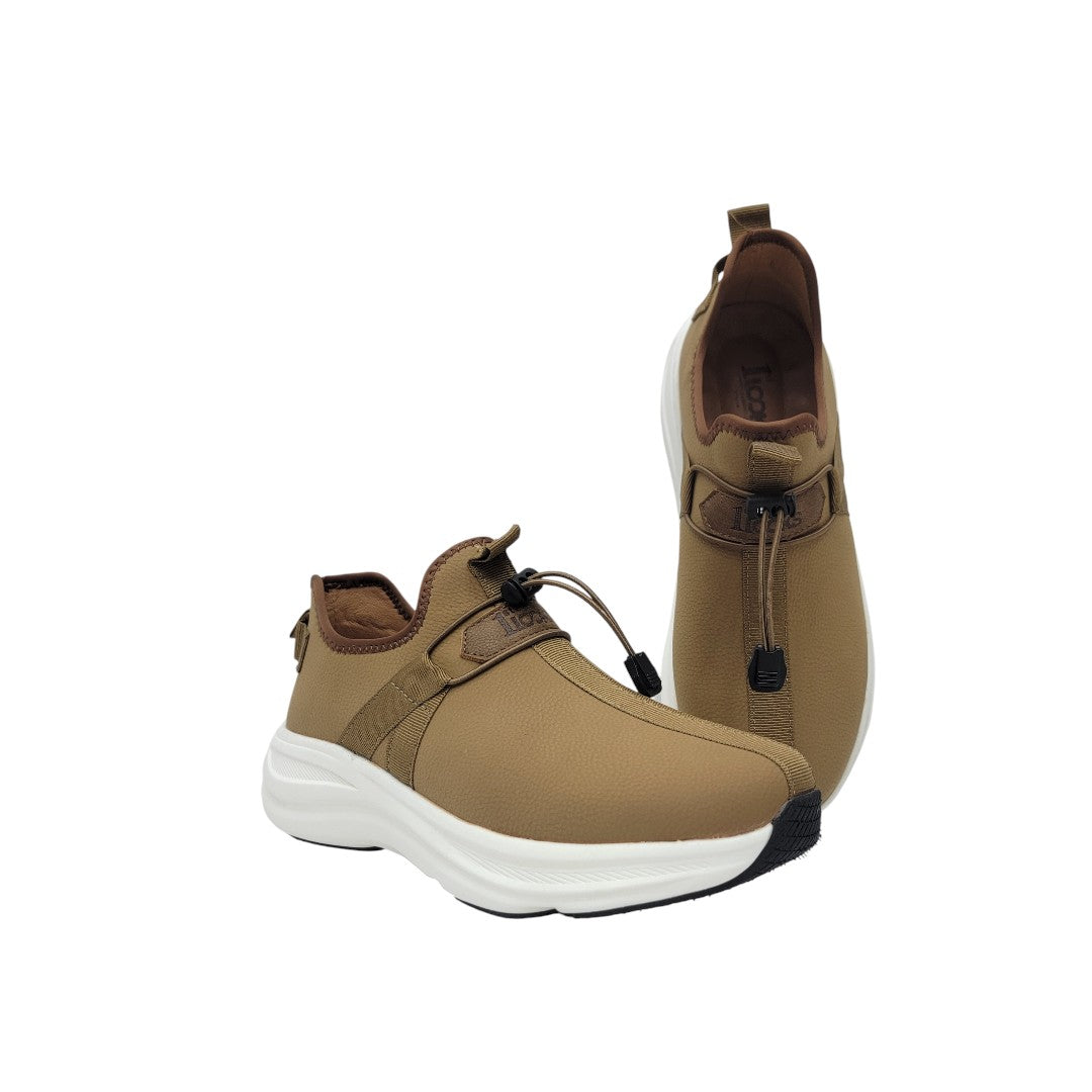 Urban Comfort Lace-Free Sneaker – Mustard