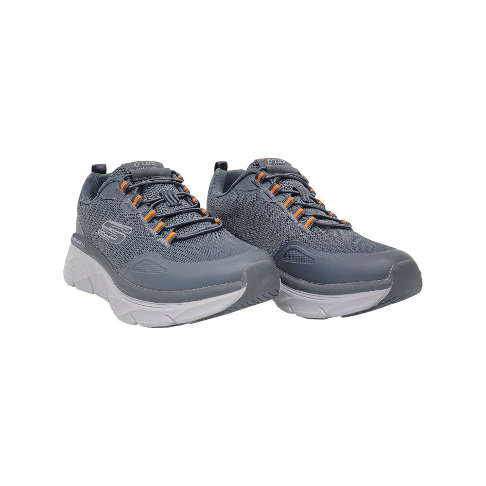 Skechers Dlux Walker Grey LaceUp 2.0