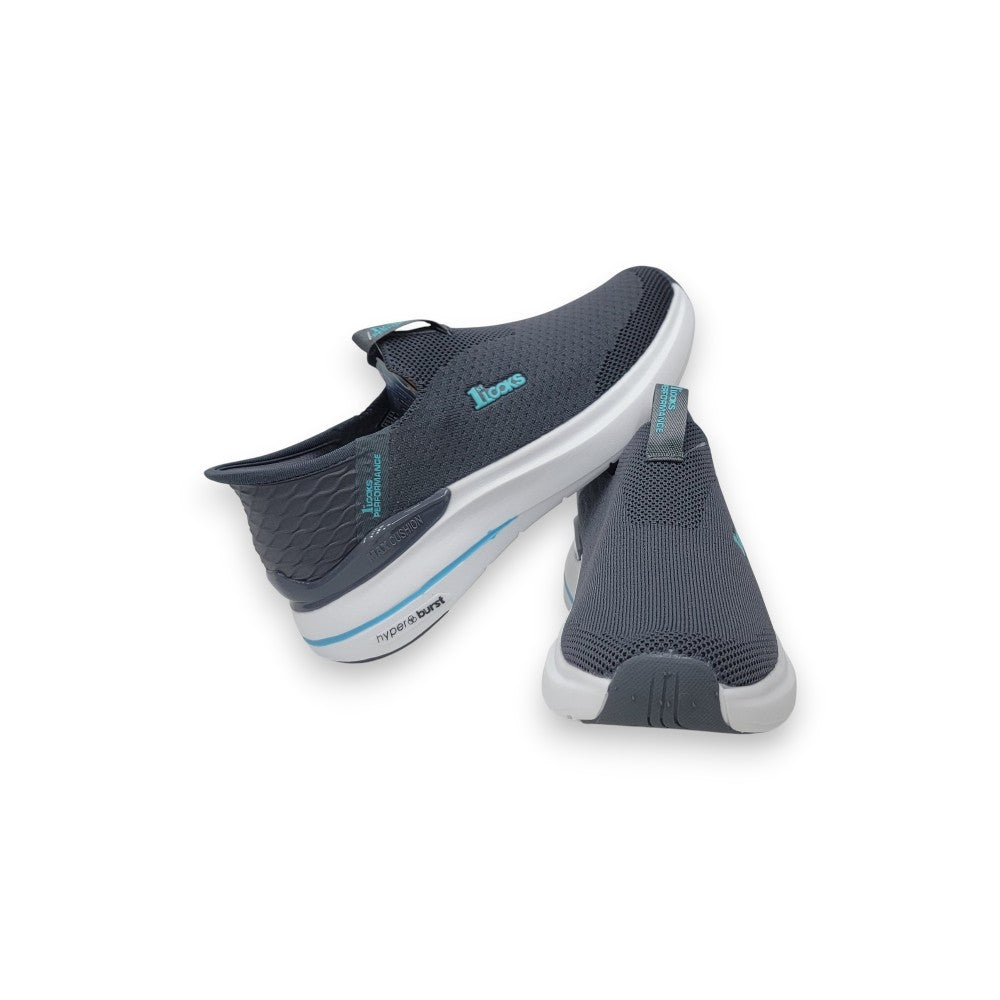 1st Look Max Cushion Slip-On – Dark Grey/Teal