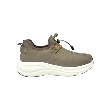 Urban Comfort Lace-Free Sneaker – Mocha Beige