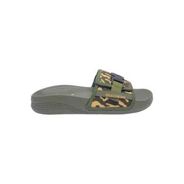 Skechers Adjustable Hyper Burst Slide Sandal – Camo Army Green