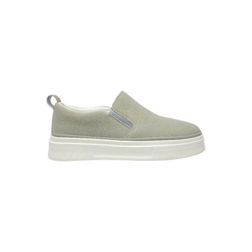 Light Grey Slip-On Chunky Sole Sneaker