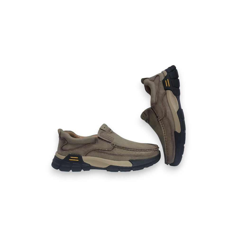 1st Look Urban Slip-On – Taupe/Black