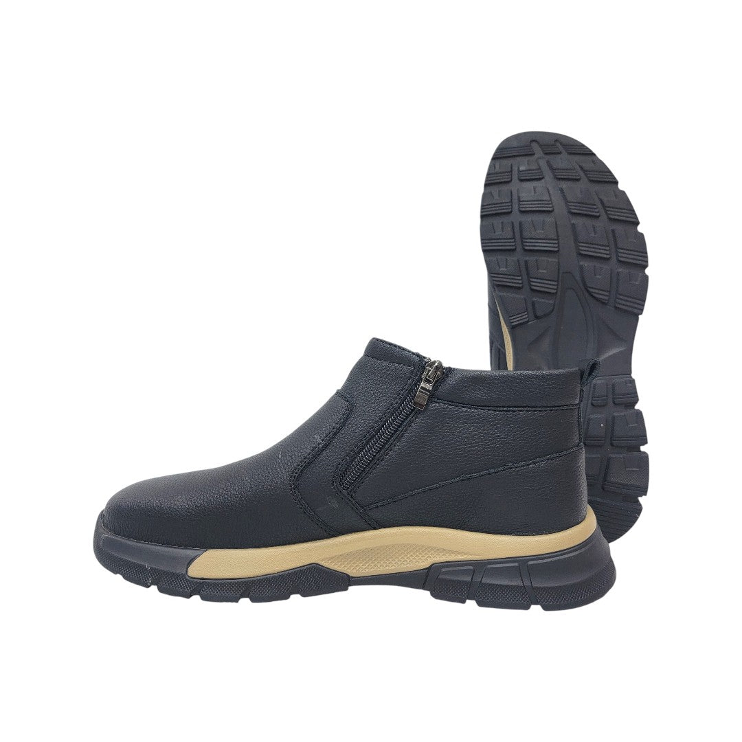 UrbanTrail Mid-Top Boots With Zip – Black