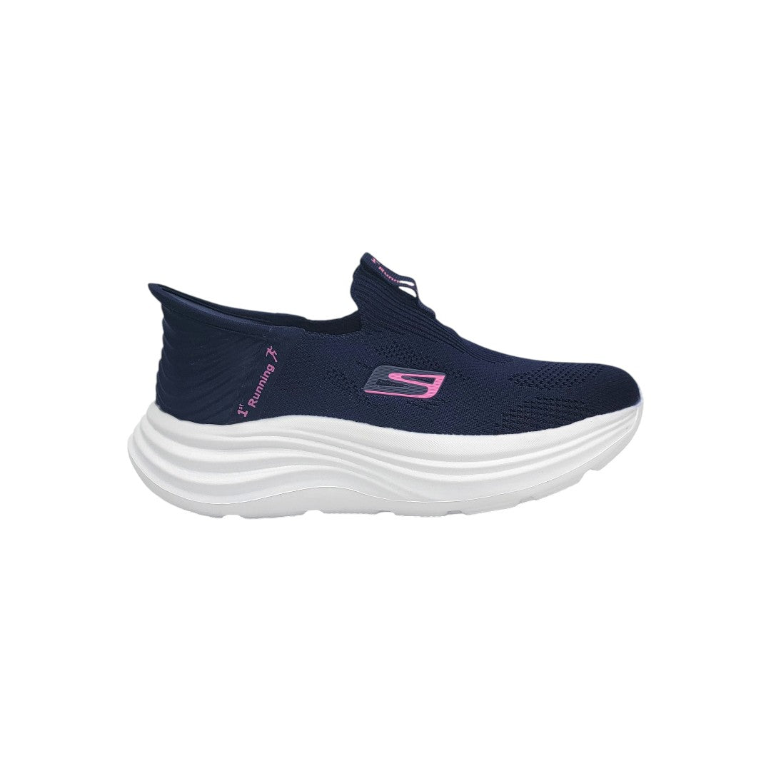 1st Running Navy Women Skecher