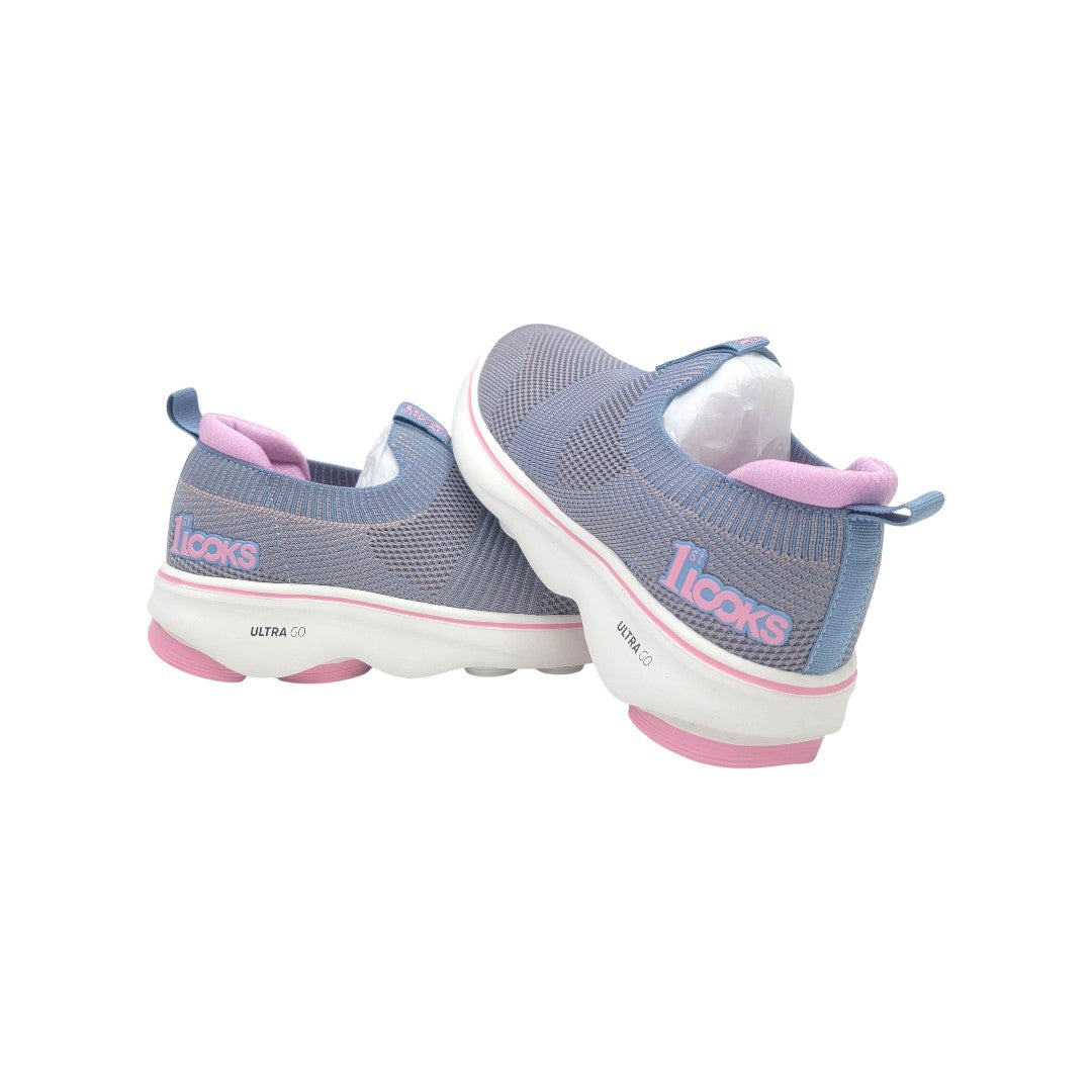 1st Look Max Cushion Slip-On – Grey/Pink