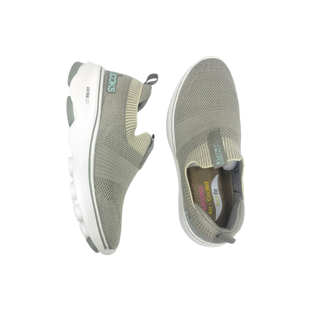 1st Look Max Cushion Slip-On – Grey/Green