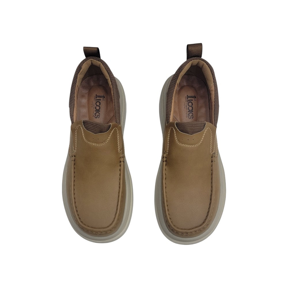 1st Look Slip-On Sneaker – Tan/Beige