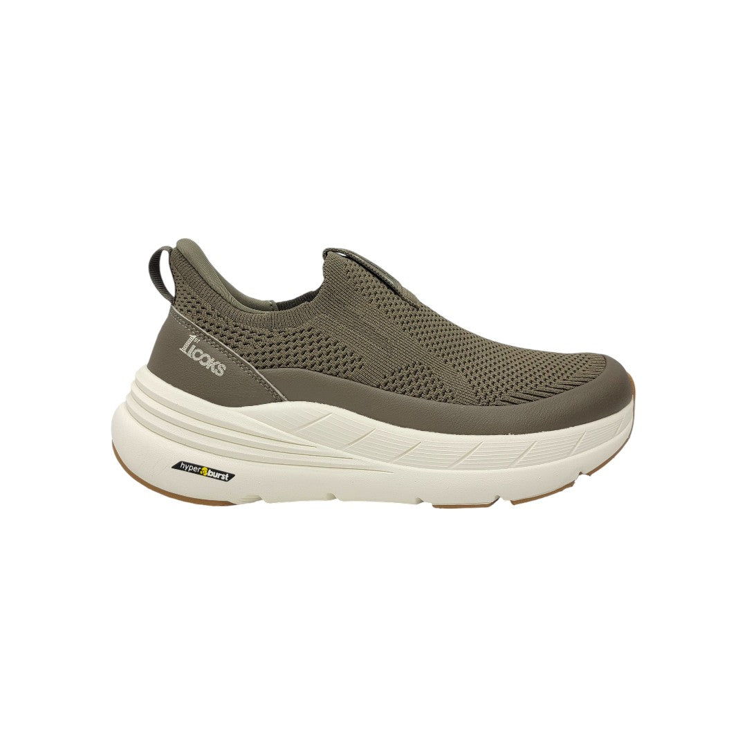 1st Look Active Comfort Knit Walking Shoe – Army Green