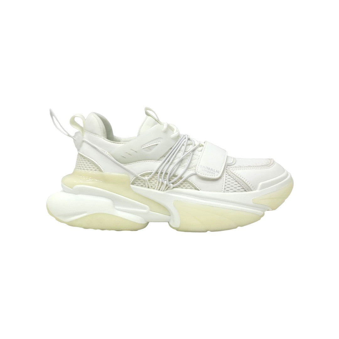 Balmaln All White Gen-Z™ Shock-Absorbing Spaceship Sneakers 714