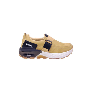 1st Looks Casual Slip-On Sneakers – Beige