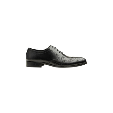 Men’s Classic Black Leather Brogue ( F157 )