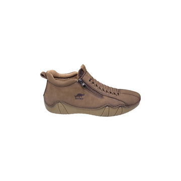 1st Look UrbanStride Zip Comfort Sneakers Brown (F-170)