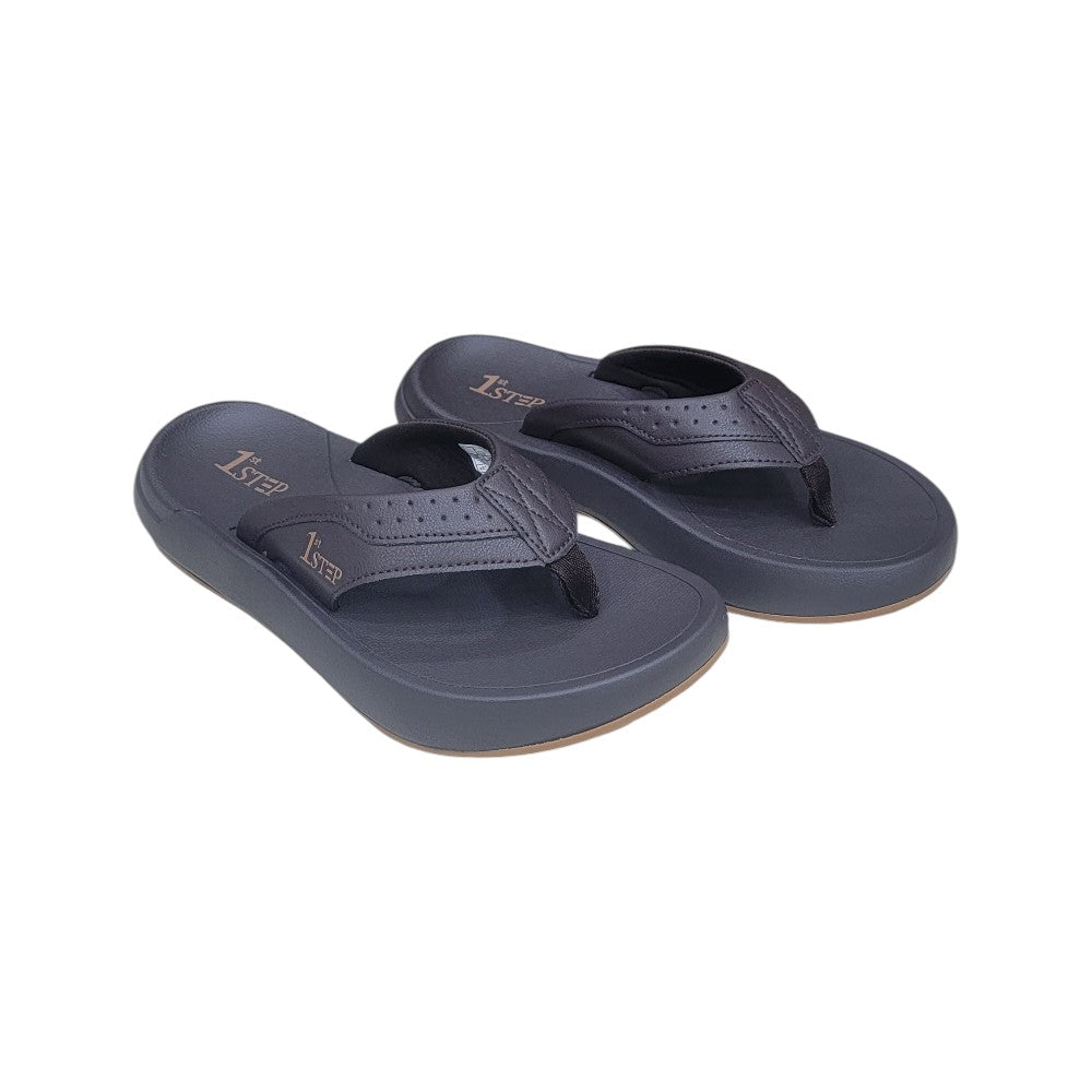 1st Step Comfort Cloud Flip-Flops – Brown (G-114)