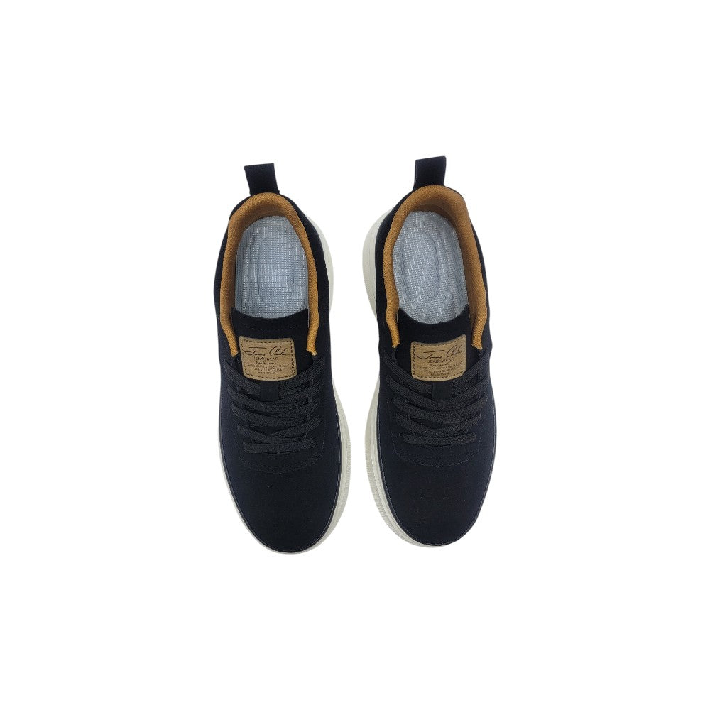 Casual Chunky Black with White Sole and Laces