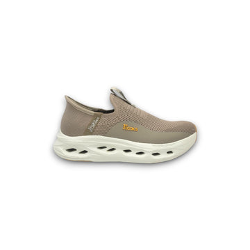 1st Looks CloudStep™ Comfort Slip-On Sneakers –  Dark Beige / Taupe 563