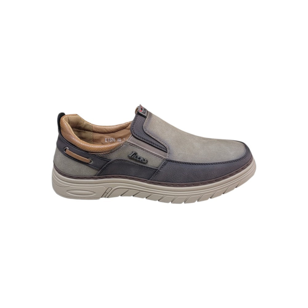 1st Look – Premium Comfort Slip-On Sneakers | Khaki (F-6)