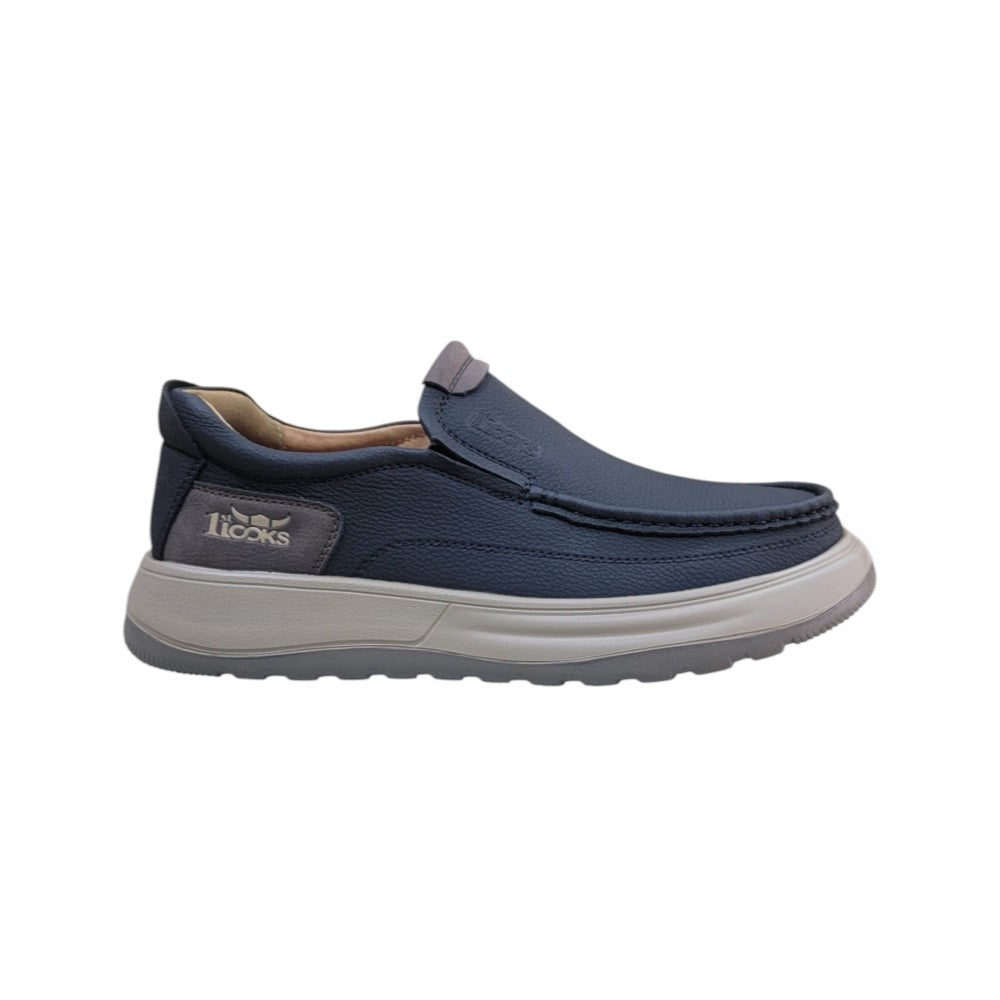 1st Looks LuxeStep Classic Slip-On Loafers – Black (F-5)