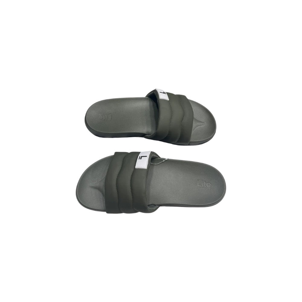 Lite Olive Cushioned Cloud Slides for Men