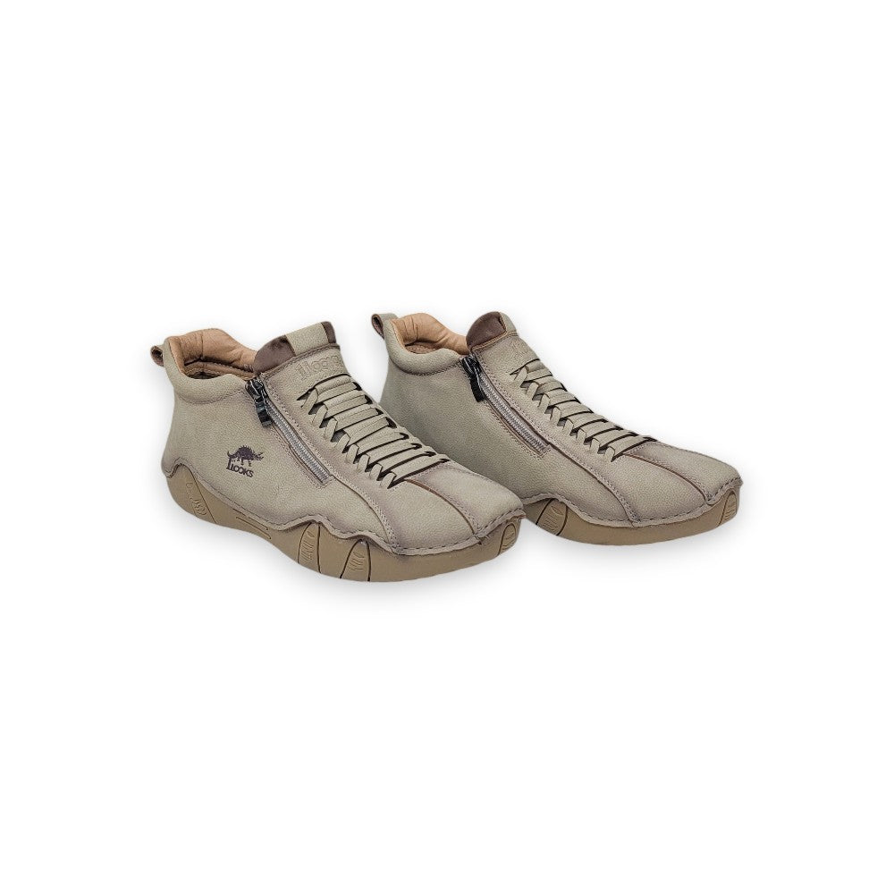 1st Look UrbanStride Zip Comfort Sneakers Gery (F-170)