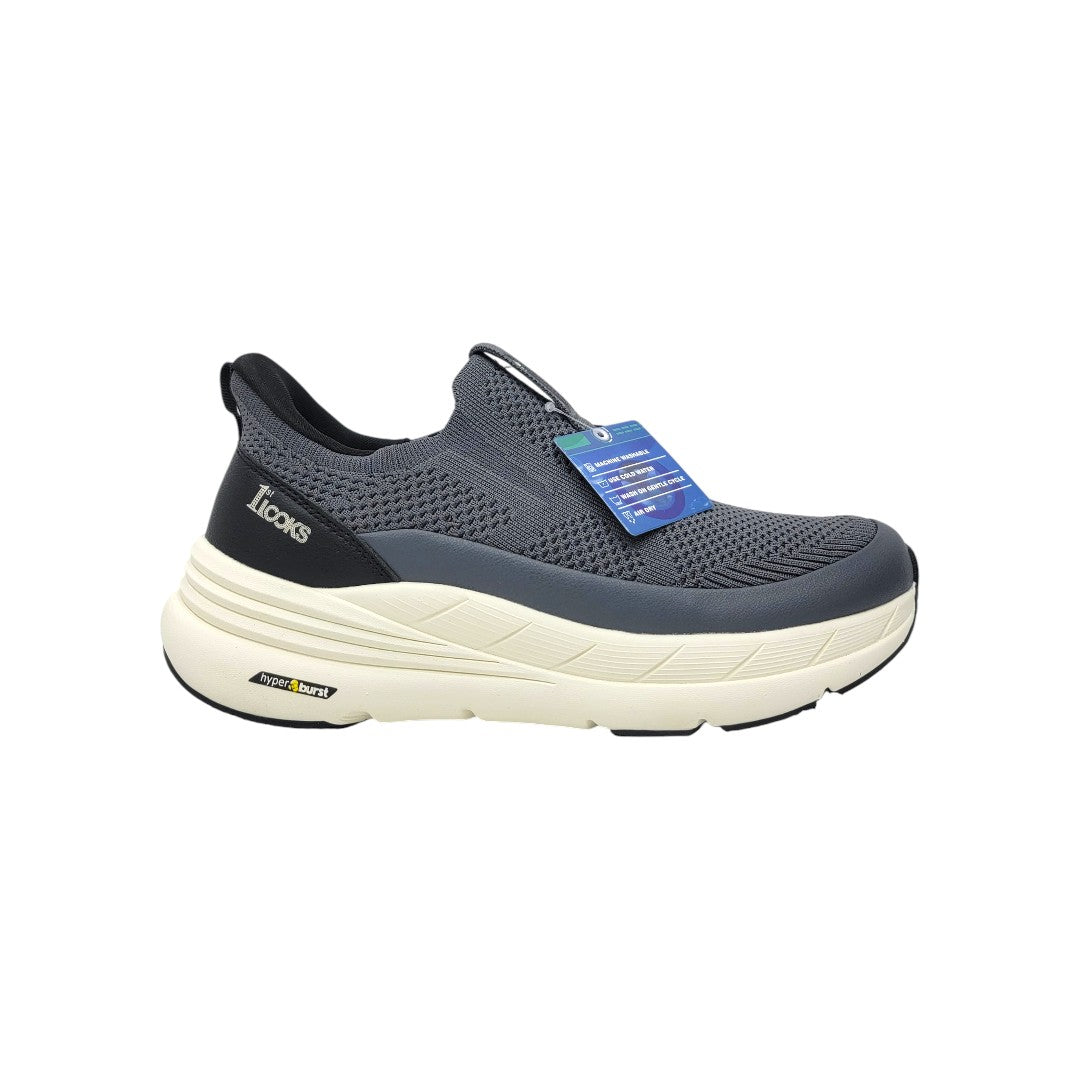 1st Look Active Comfort Knit Walking Shoe – Charcoal