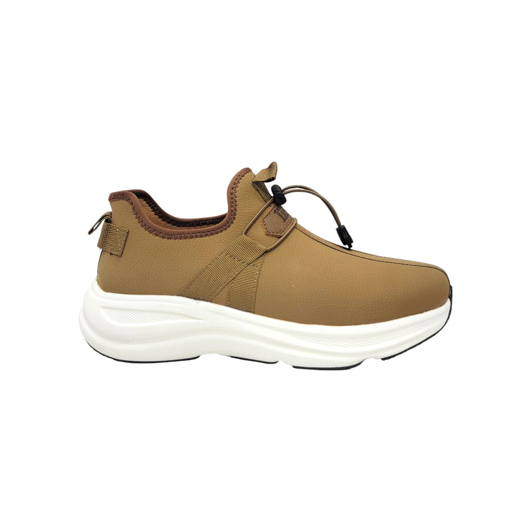 Urban Comfort Lace-Free Sneaker – Mustard