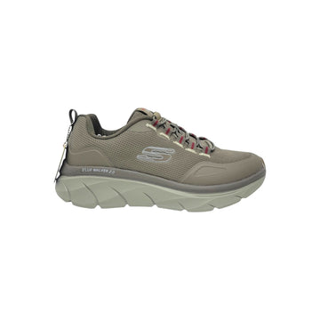 Skechers Dlux Walker Beige Grey LaceUp 2.0