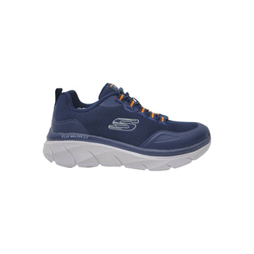 Skechers Dlux Walker Navy-Grey LaceUp 2.0