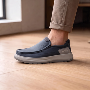 1st Looks LuxeStep Classic Slip-On Loafers – Black (F-5)