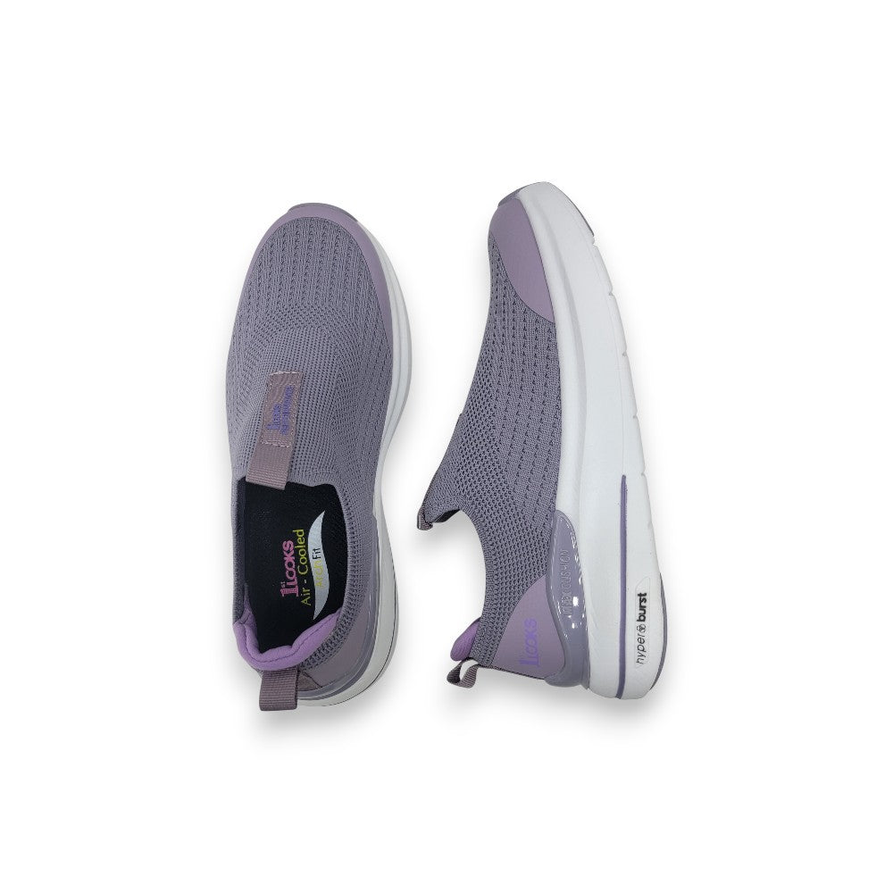 1st Look Max Cushion Slip-On – Grey/Lilac