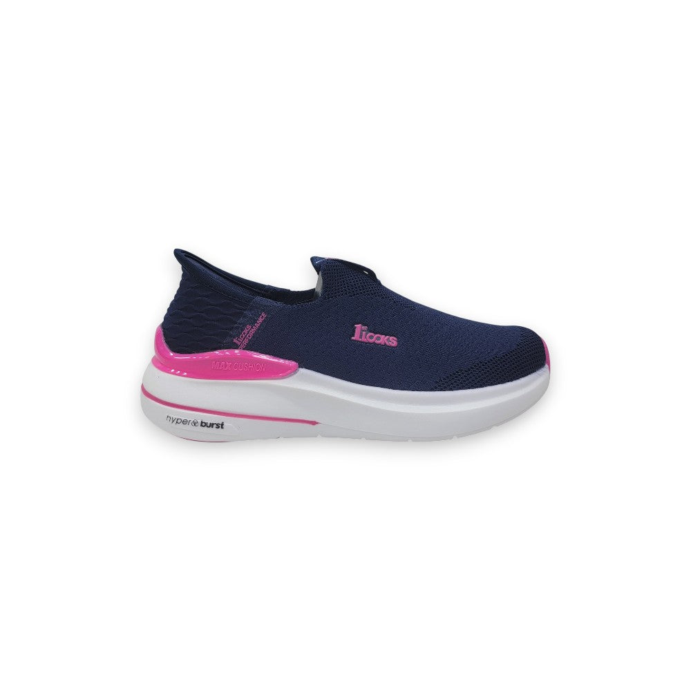 1st Look Max Cushion Slip-On – Navy/Pink
