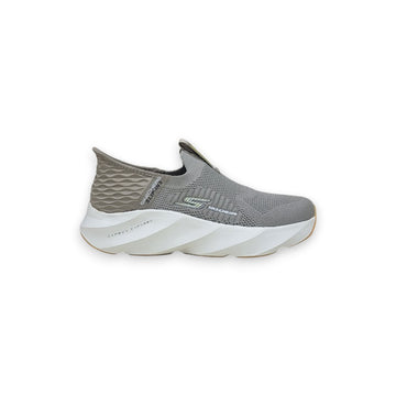 Skechers Khaki Slip-On Knit Sneakers with Cushioned Sole (107)