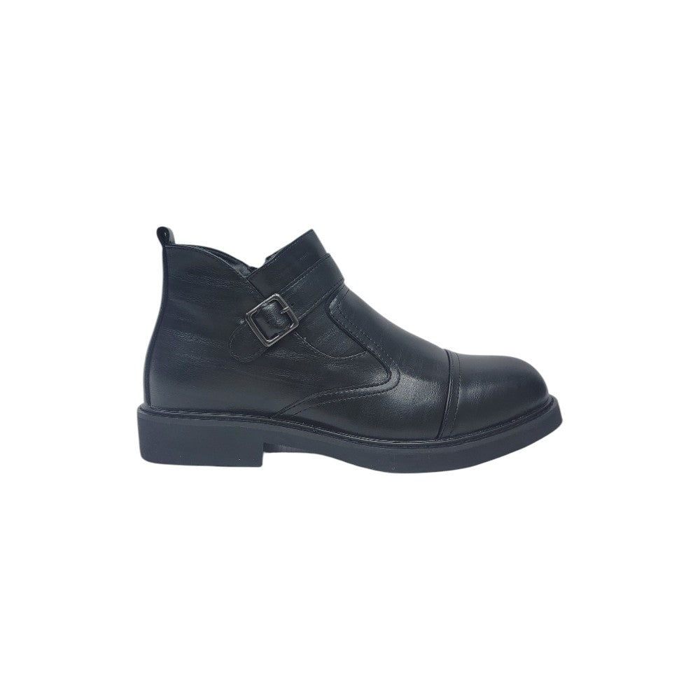 Black Monk Strap Chelsea Ankle Boot – Timeless. Sleek. Versatile.