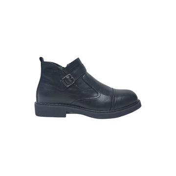 Black Monk Strap Chelsea Ankle Boot – Timeless. Sleek. Versatile.