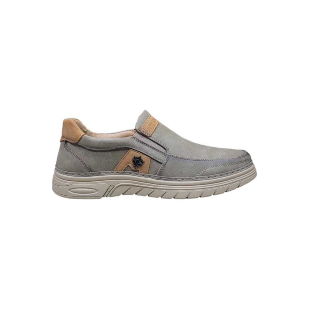 1st Look LuxeStep Comfort Slip-On Sneakers – Dark Khaki (F-1)