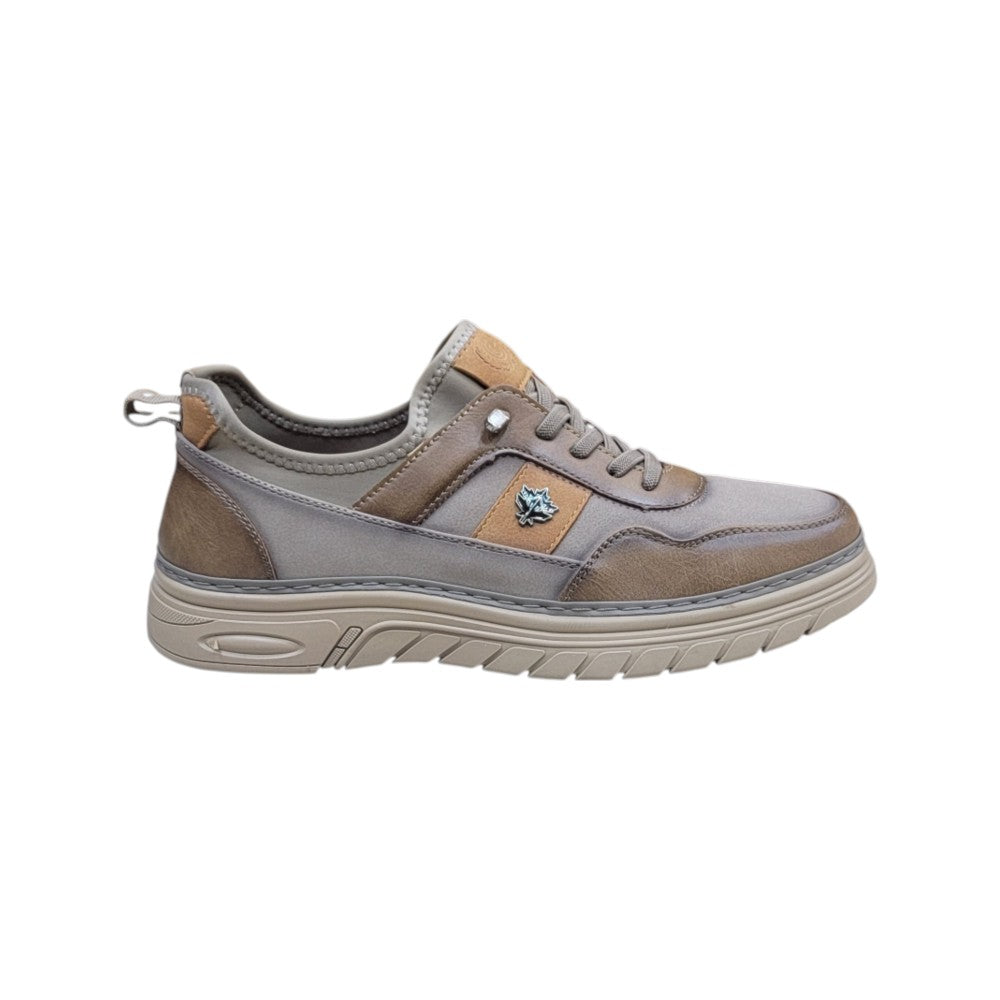 1st Look LuxeStep Urban Runner Sneakers – khaki (F-2)