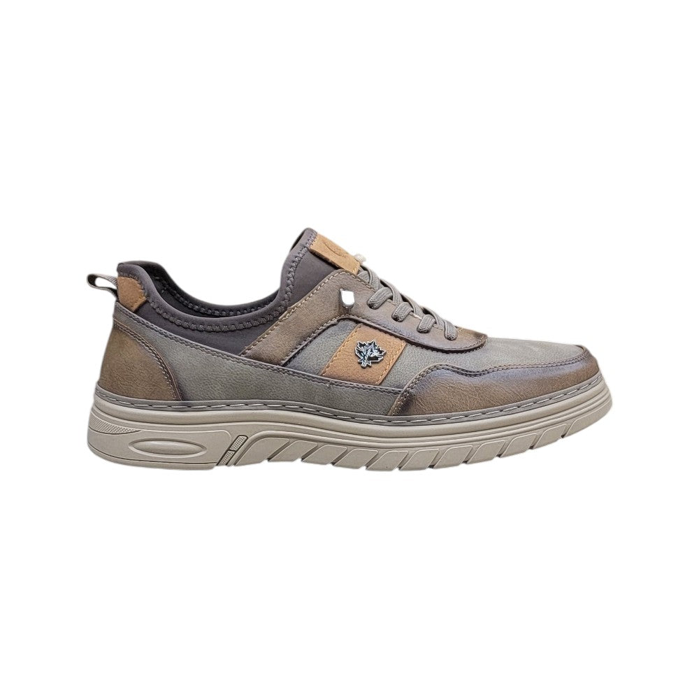 1st Look LuxeStep Urban Runner Sneakers – Dark khaki (F-2)