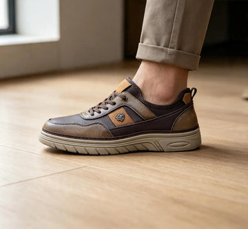1st Look LuxeStep Urban Runner Sneakers – Brown (F-2)