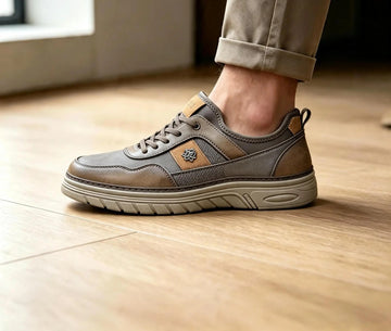 1st Look LuxeStep Urban Runner Sneakers – khaki (F-2)