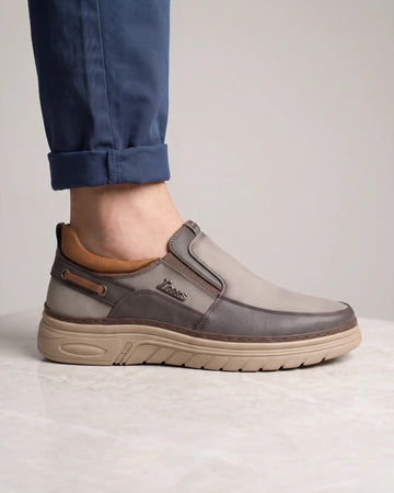 1st Look – Premium Comfort Slip-On Sneakers | Beige (F-6)