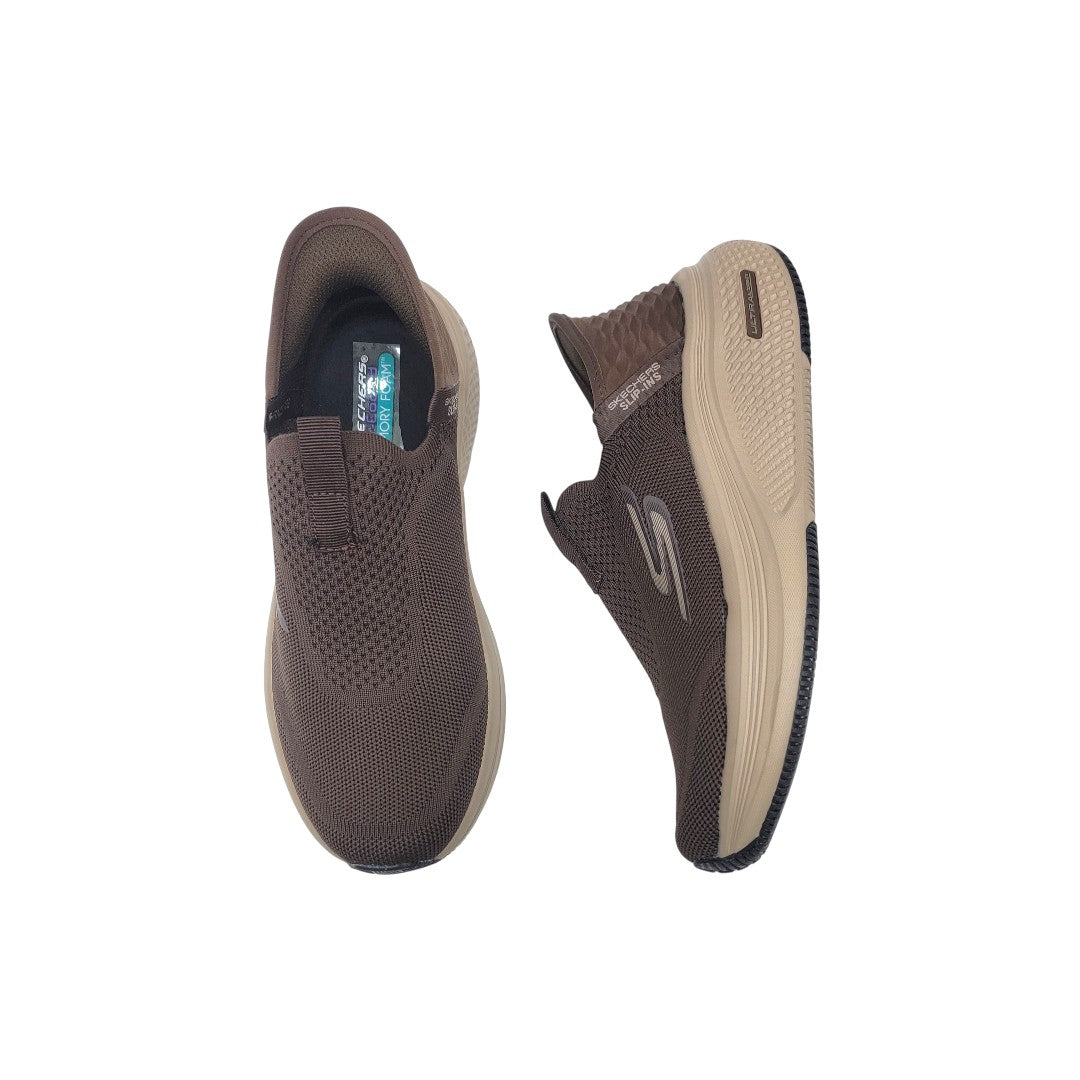 Skechers Ultra Light Slip-On – Brown/Beige