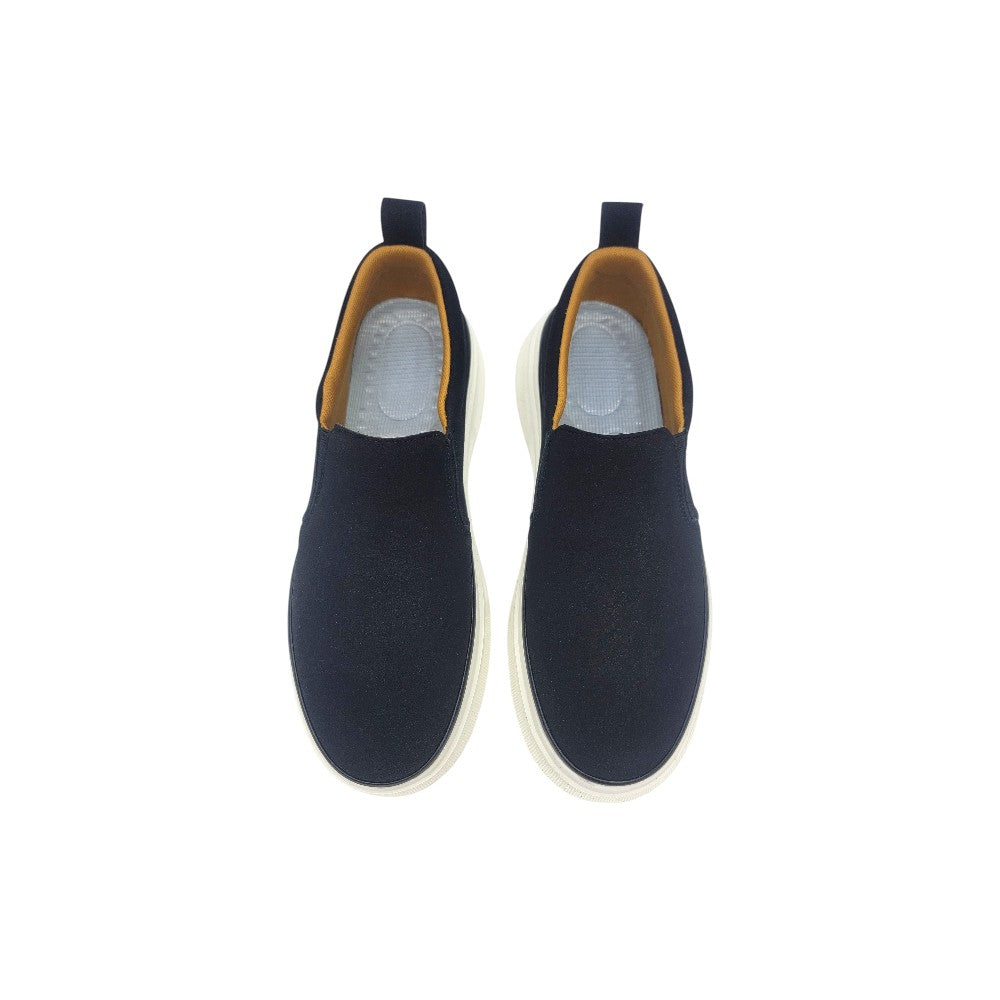 Black Slip-On Chunky Sole Sneaker